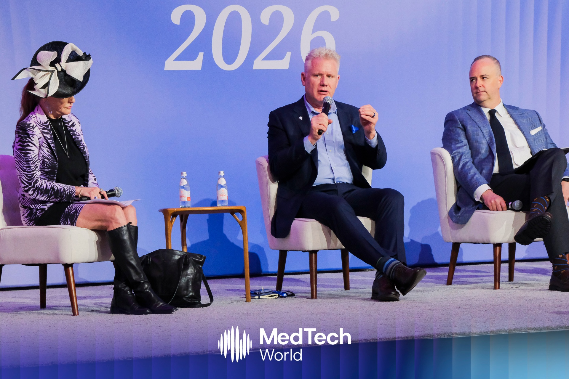 Christian speaking at a MedTech 2026 panel
